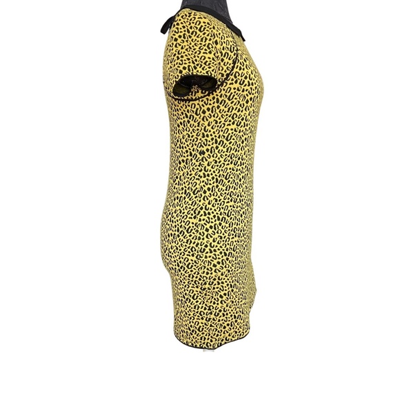 Urban Outfitters Cooperative Cheetah Knitted Bodycon Dress Women's Medium Y2K - Picture 4 of 6